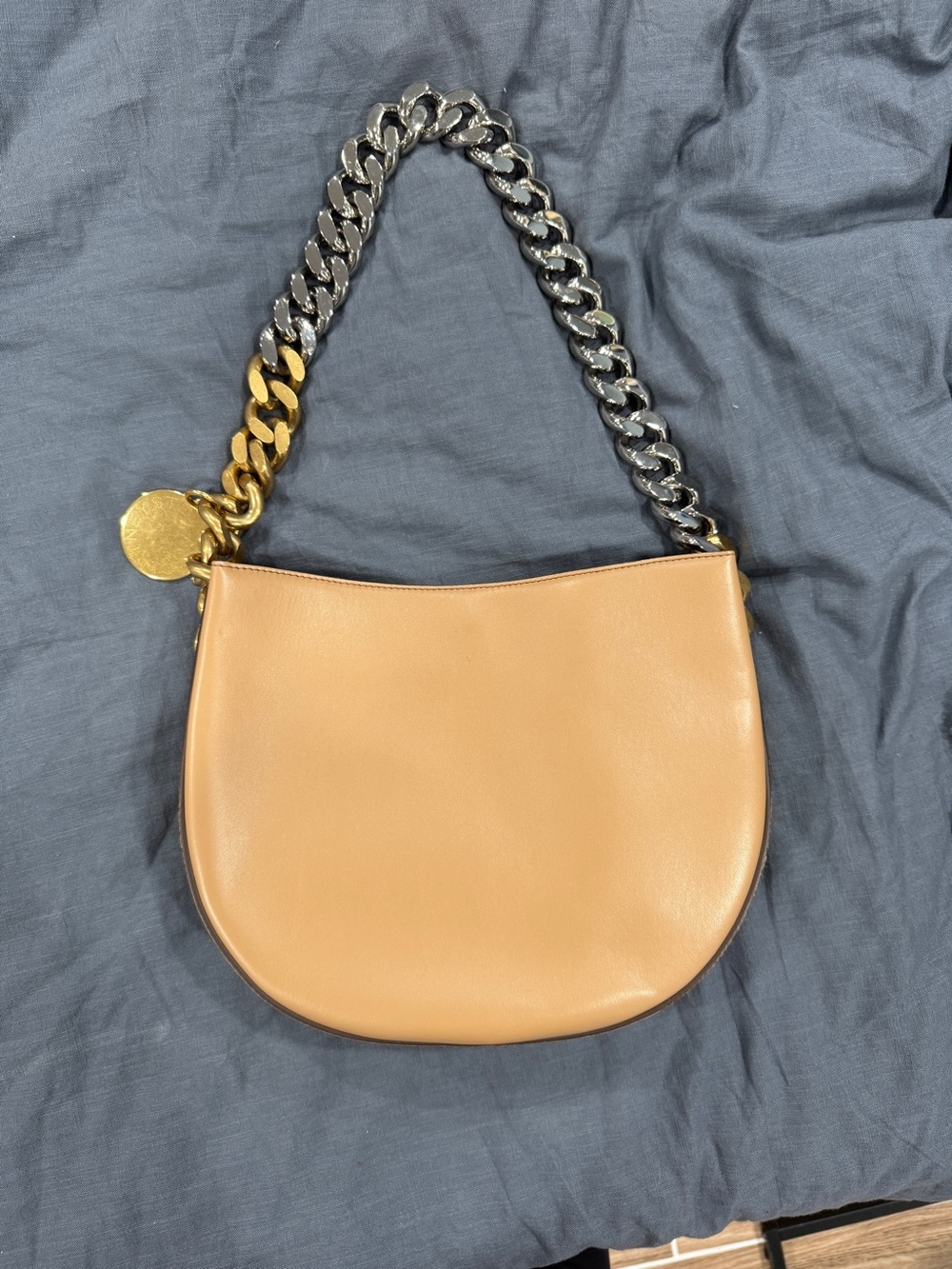Stella McCartney medium Frayme Shoulder Bag with Two-Tone Chain
